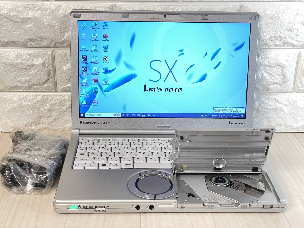 Panasonic CF-SX4EDHCS Core i5-5300U 2.3GHz 4GB DVDスーパーマルチ