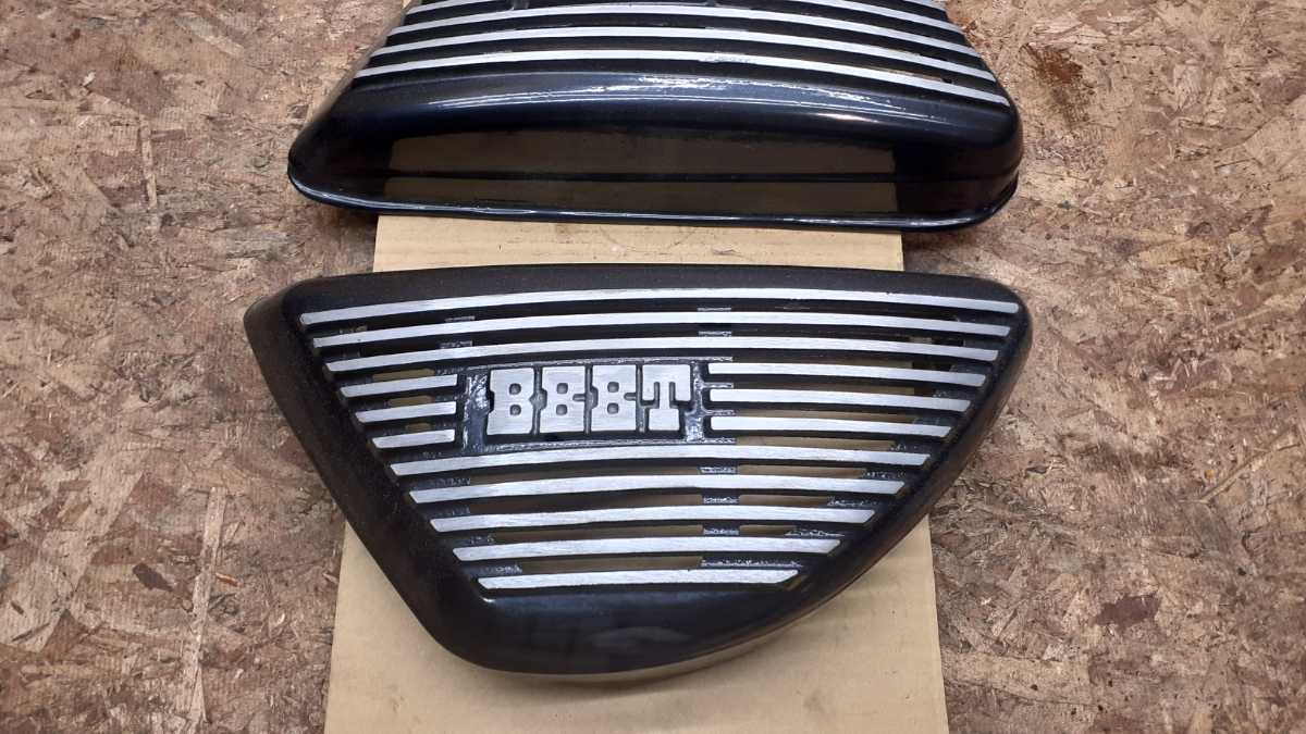 250ss 350ss KH250 KH400 BEET アルフィン 当時物 サイドカバー 