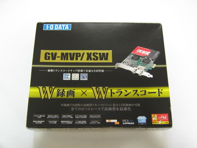 I-O DATA (GV-MVP/XSW) 地デジ/BS/CS対応TVキャプチャボード BOX