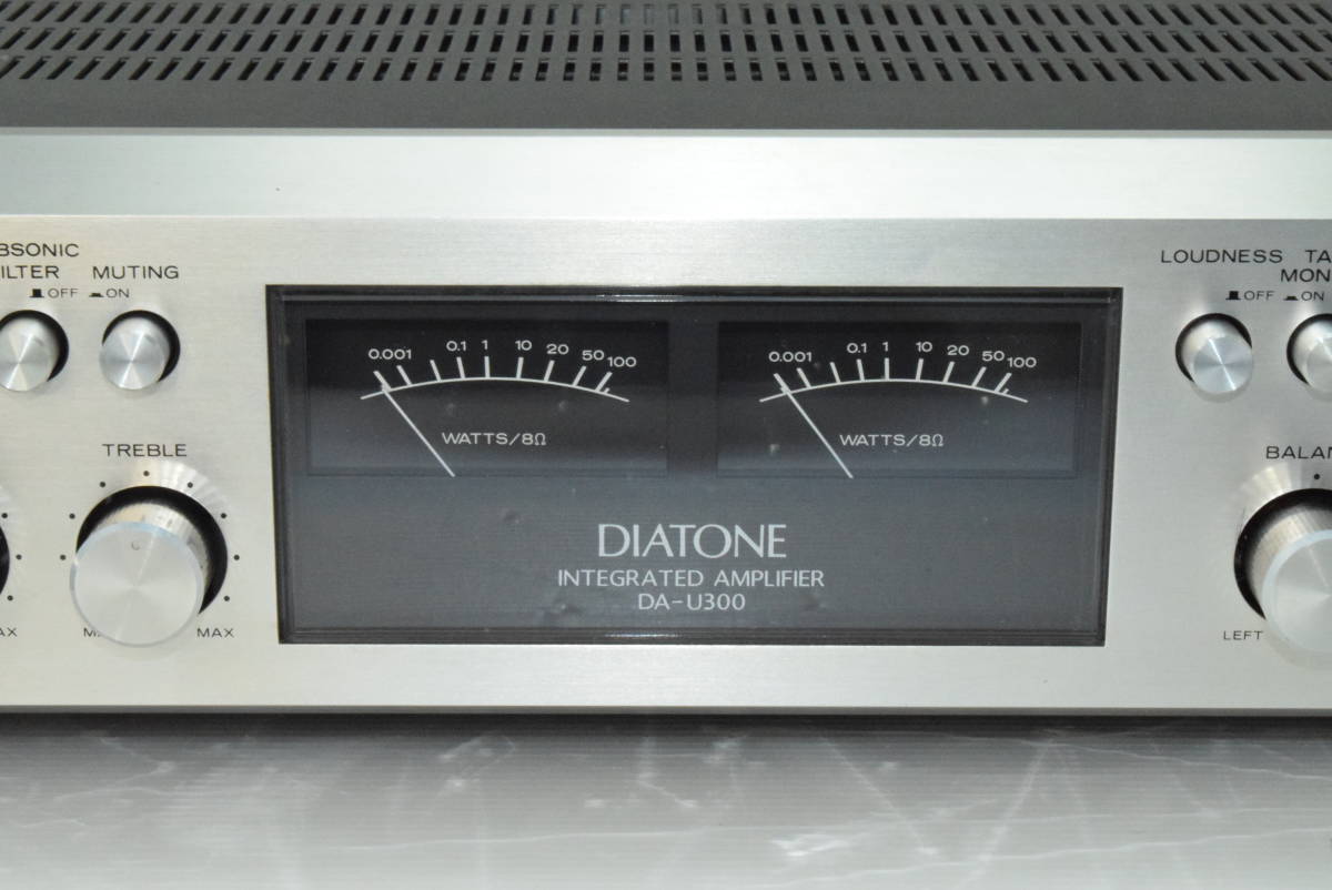 DIATONE ダイヤトーン プリメインアンプ DA-U300 動作確認 DIATONE