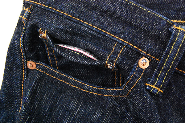 名作！美品 桃太郎ジーンズ MOMOTARO JEANS「0901」革パッチ/桃耳 