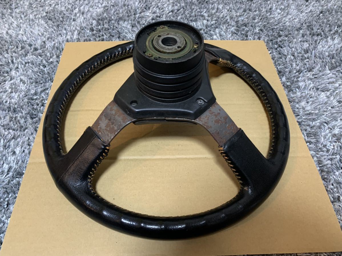 希少 AE86 ブラックリミテッド 純正 ステアリング(ステアリング