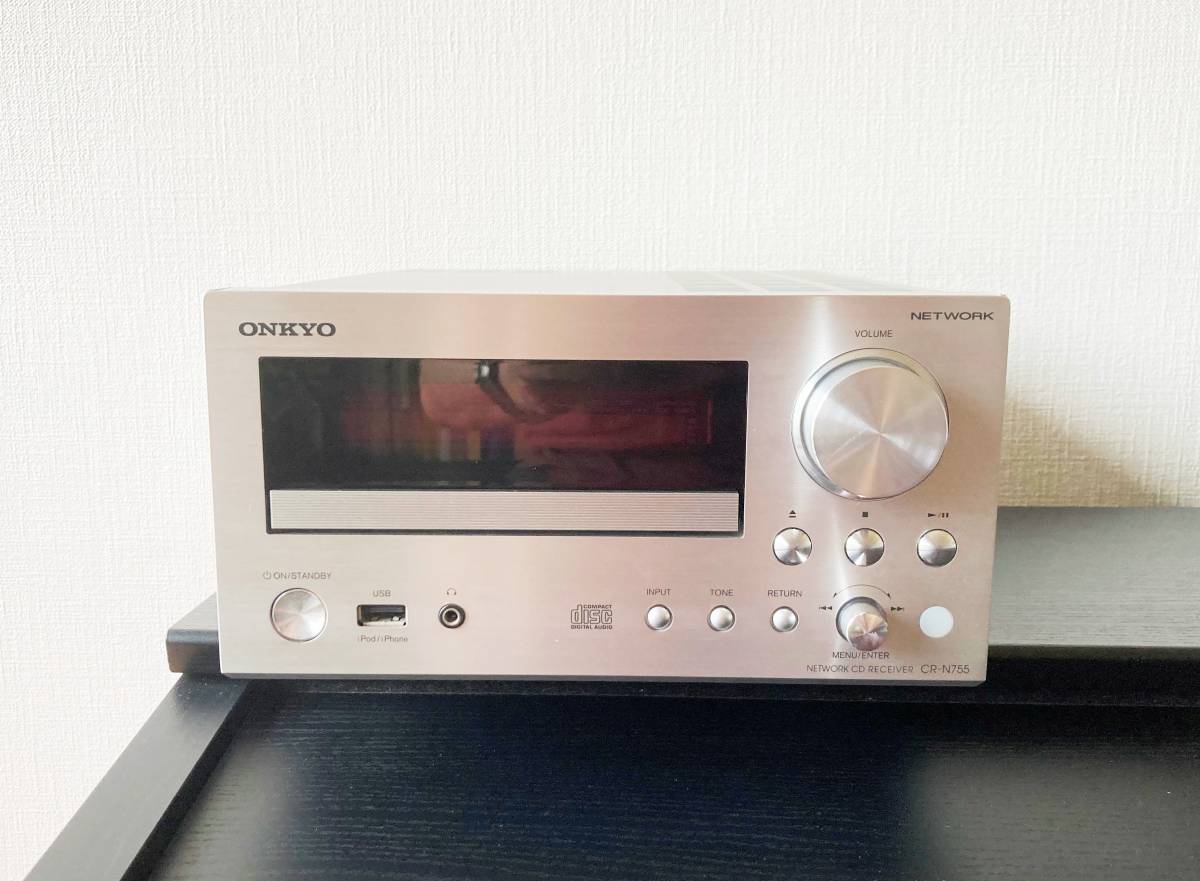 ONKYO NETWORK CD RECEIVER CR-N755(中古) ONKYO CR-N755 ネットワークCDレシーバー 中古品1台 オンキョー&frasl;ネットワークCDレシーバー&frasl;CR-N755 ONKYOネットワークCDレシーバーCR-N755(B