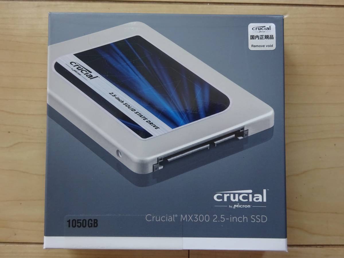 爆買い，お得 大容量 Crucial クルーシャル製SSD 1TB 1050GB CT1050MX300SSD1 2.5インチ SATA 箱／説／スペーサー付属(256GB～)｜売買されたオークション情報、yahooの商品情報をアーカイブ公開 - オークファン 256GB～