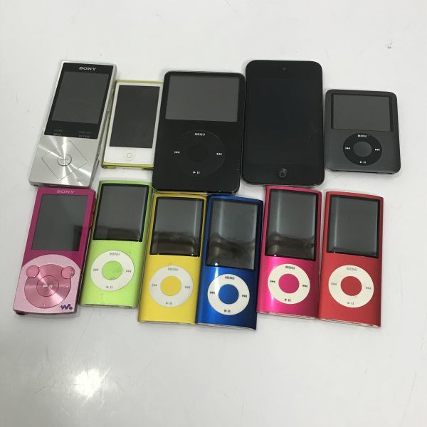 【11点】ウォークマン iPod 本体 classic まとめて SONY apple ジャンク NW-A16/A1446/A1136/A1236/NW-S644/A1285
