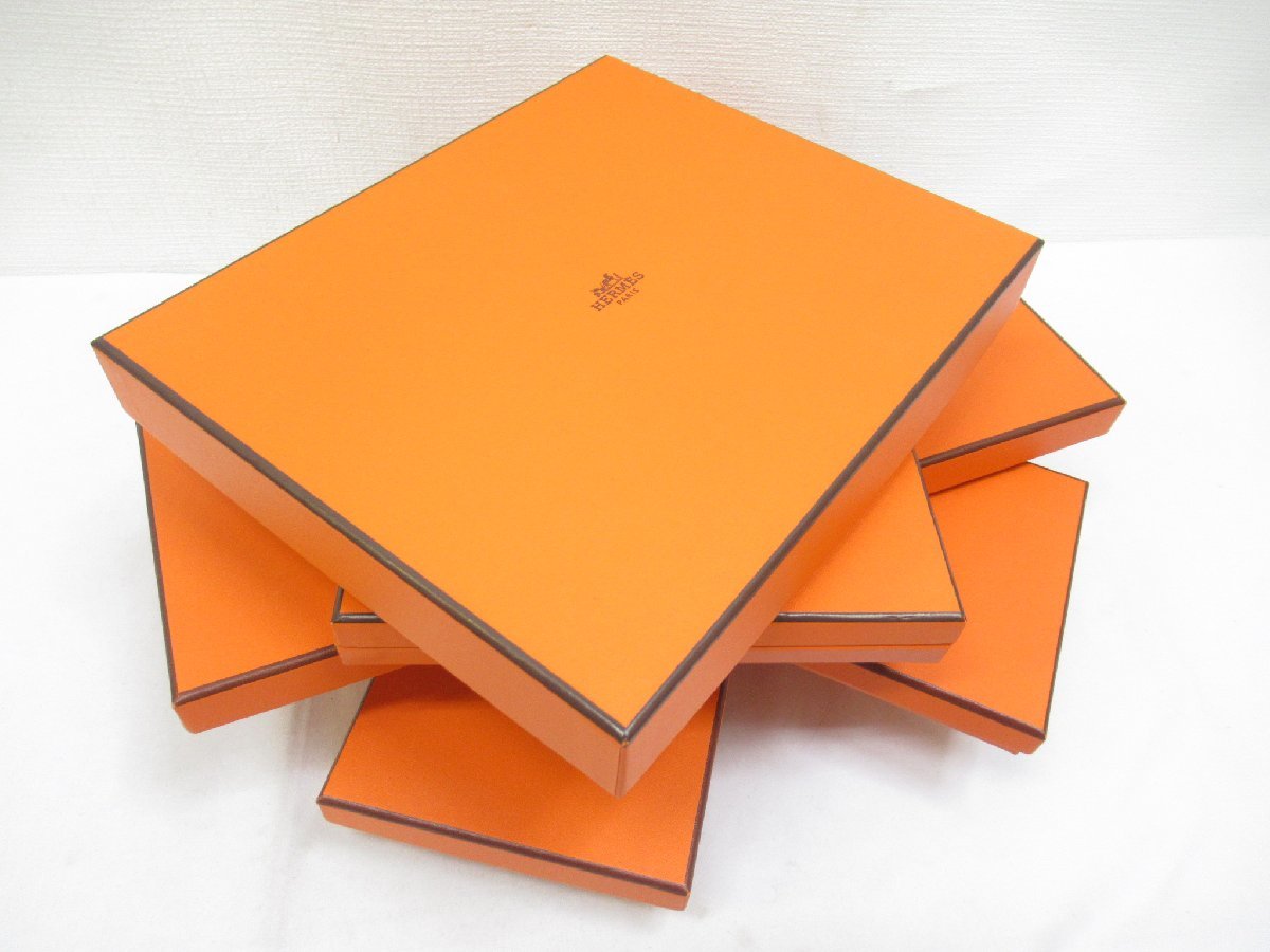 ☆ HERMES エルメス 空箱 長方形 6箱 スカーフ ショール ネクタイ 