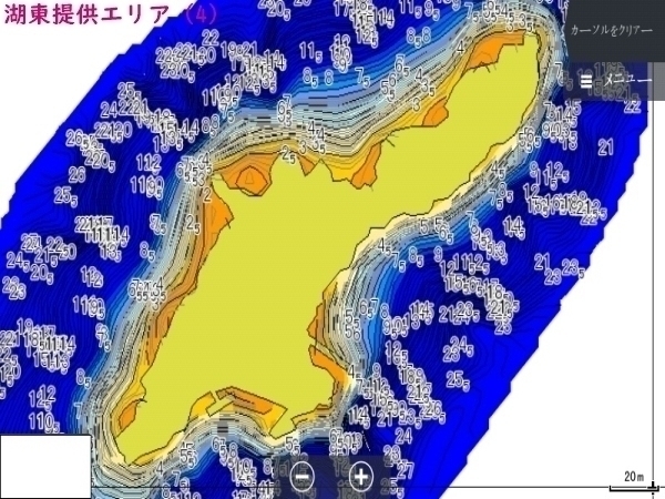 その他 ローランス魚探用 琵琶湖湖西広域マップ AT5 データ