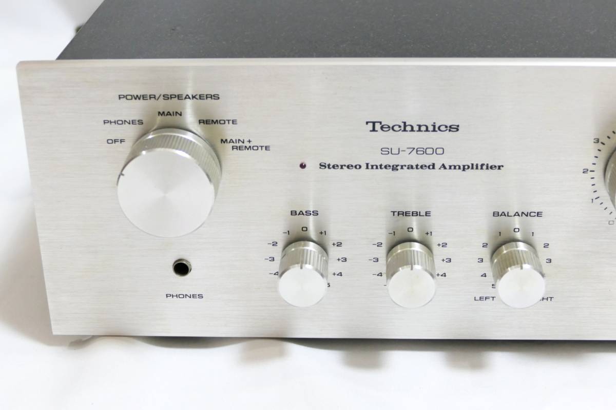 □即決！！Technics テクニクス SU-7600 ステレオ アンプ 昭和 レトロ