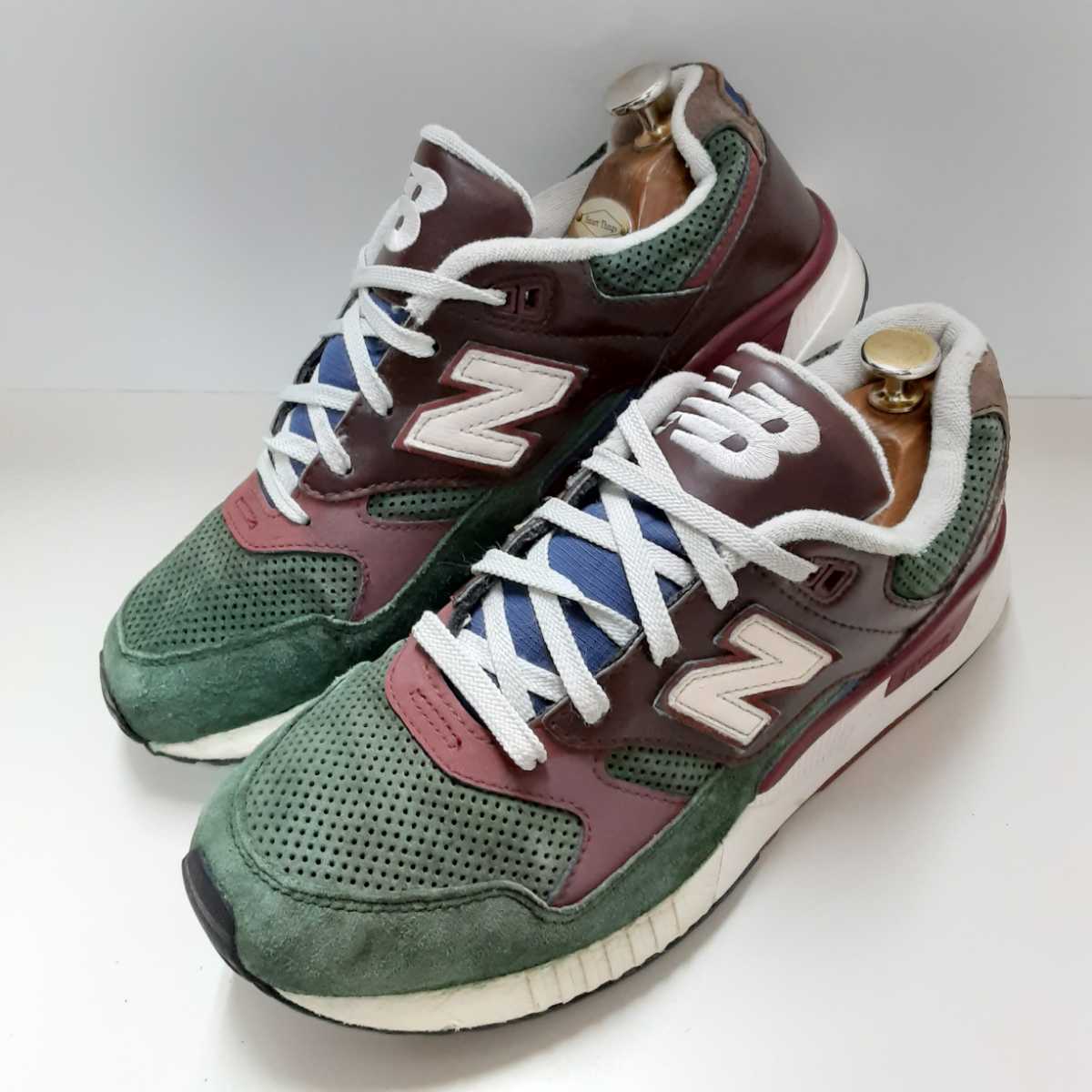 最値!1点物!ニューバランス New Balance MRT580 スニーカー ローカット レトロランニング シューズ 靴 グリーン/ホワイト/緑/白 26.5cm