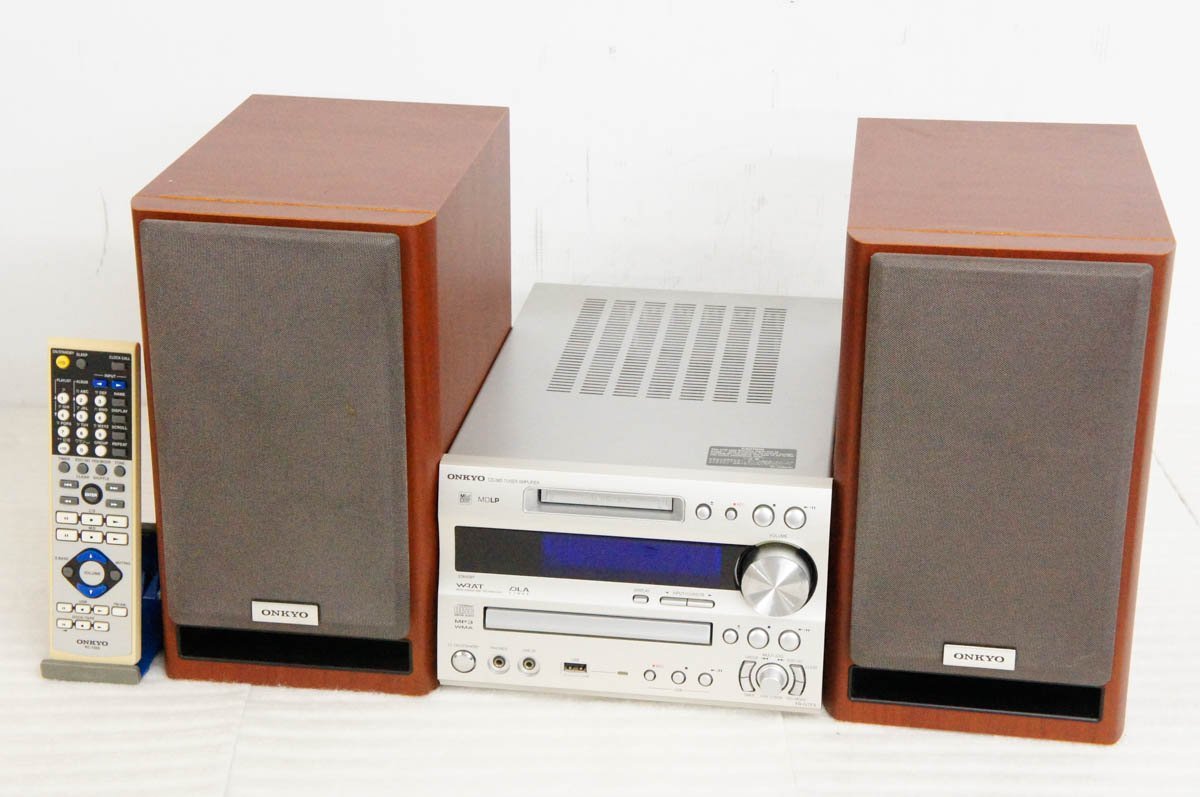 ONKYO オンキョー CD CD⁄MDチューナーアンプシステム 美品ONKYO