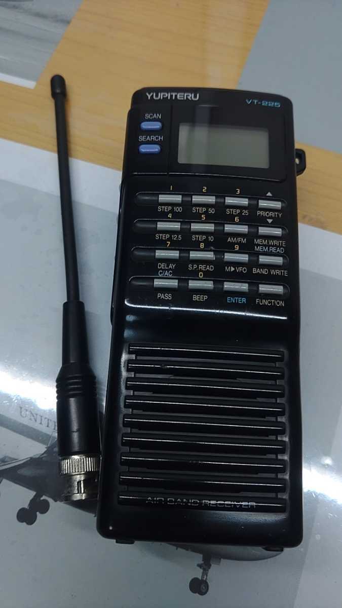 ユピテル YUPITERU エアバンド受信機 VT-225 電源不安定 ジャンク VT