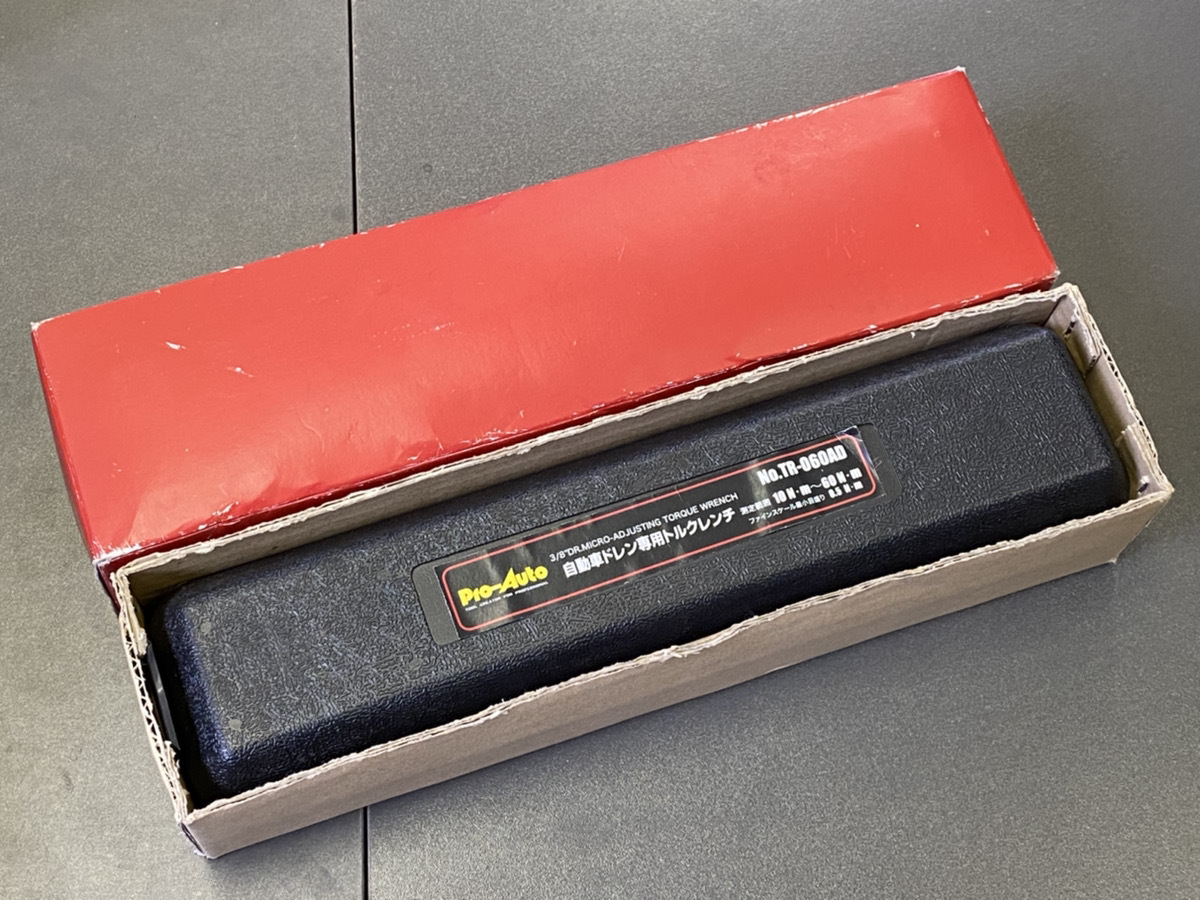 中古品】Pro-Auto 3/8sq 自動車ドレン専用トルクレンチ TR-060AD 