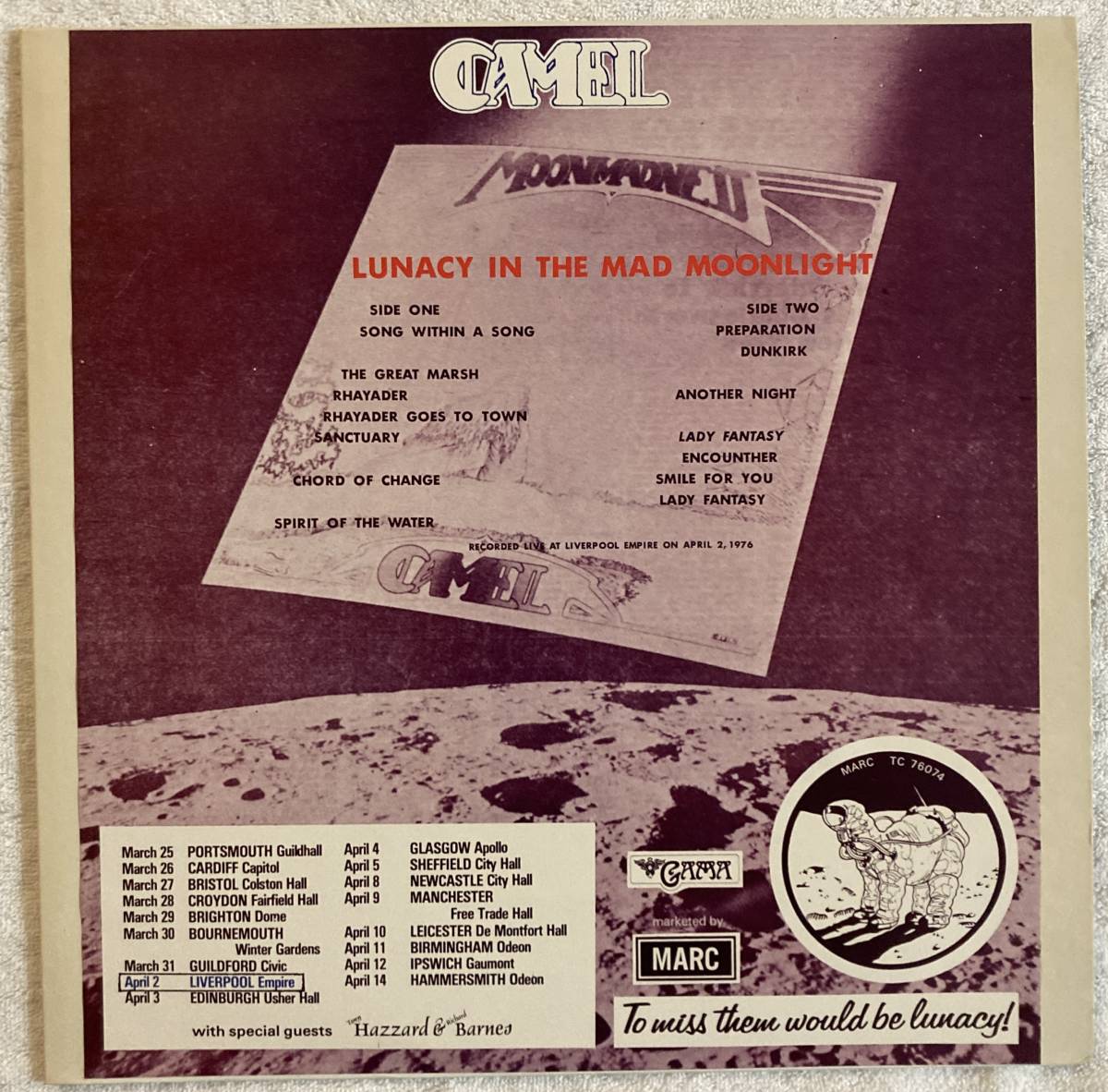 ⁄ - キャメル Moonmadness Camel 2026年最新Yahoo!オークション -camel