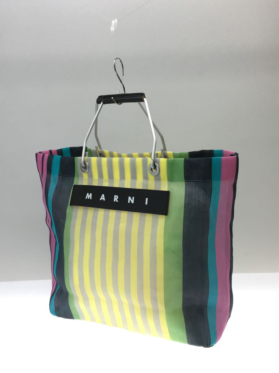 MARNI◇MARNI/マルニ/トートバッグ/-/マルチカラー/ストライプ/MARNI