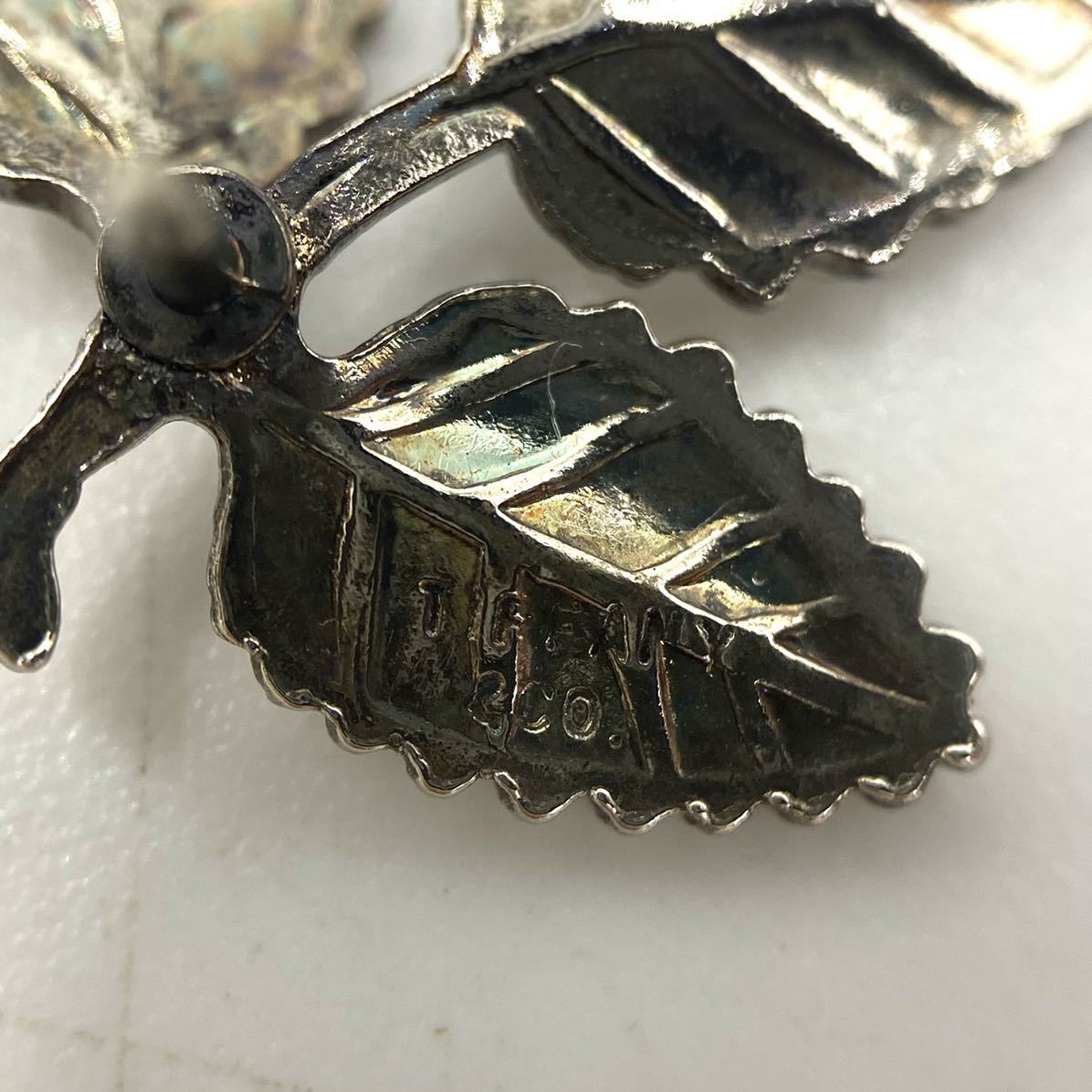 ティファニー ブローチ リーフ SV スターリングシルバー925