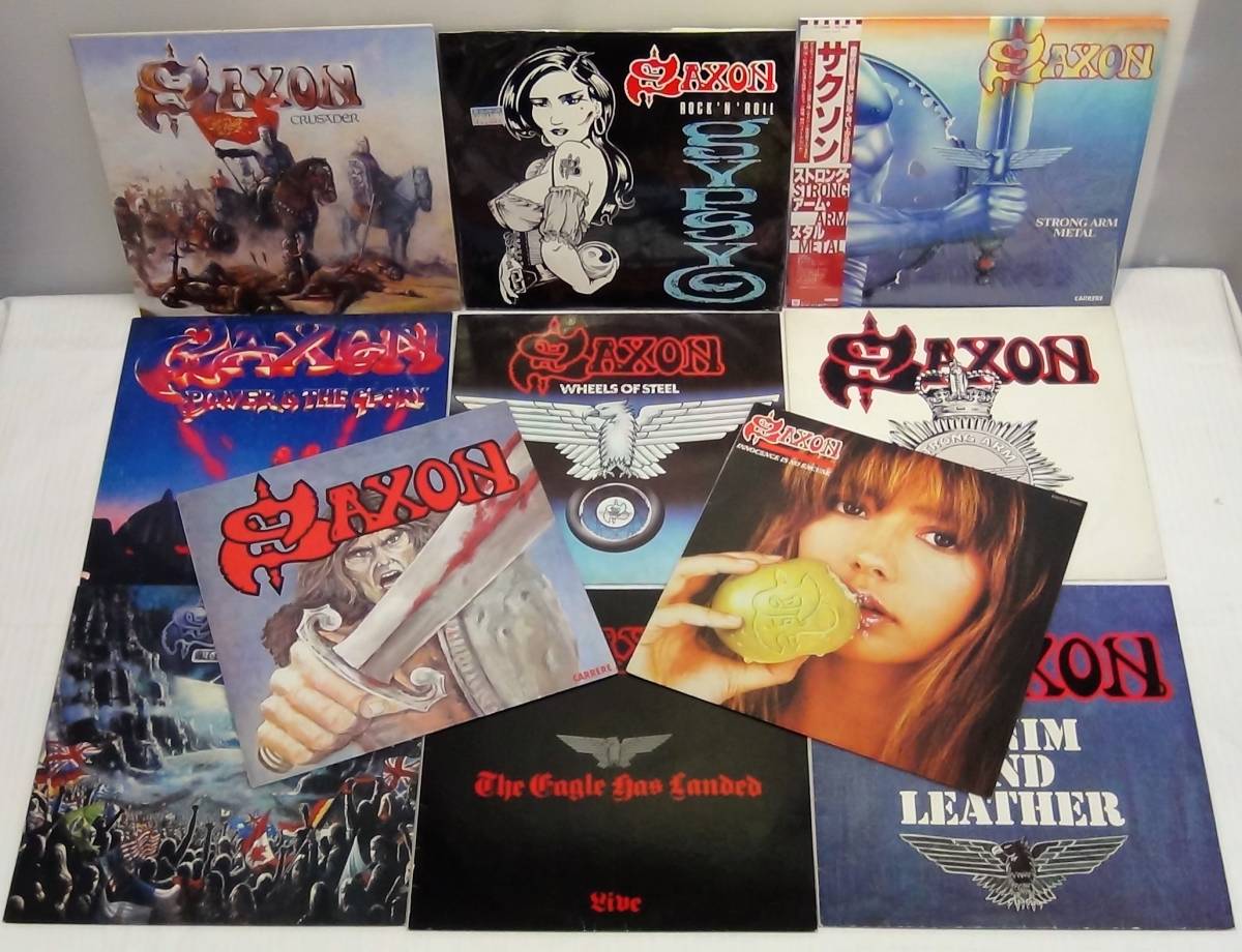 限定セール，送料無料 SAXON サクソン 11枚セット LP10枚&12インチシングル1枚(一般)｜売買されたオークション情報、yahooの商品情報をアーカイブ公開 - オークファン 一般