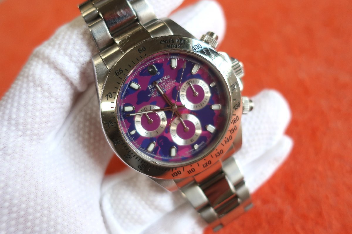 A3) BAPEX ベイペックス A BATHING APE アベイシングエイプ デイトナ 