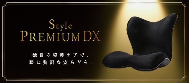 未使用] スタイルプレミアムデラックスstyle premium 温く DX 座椅子