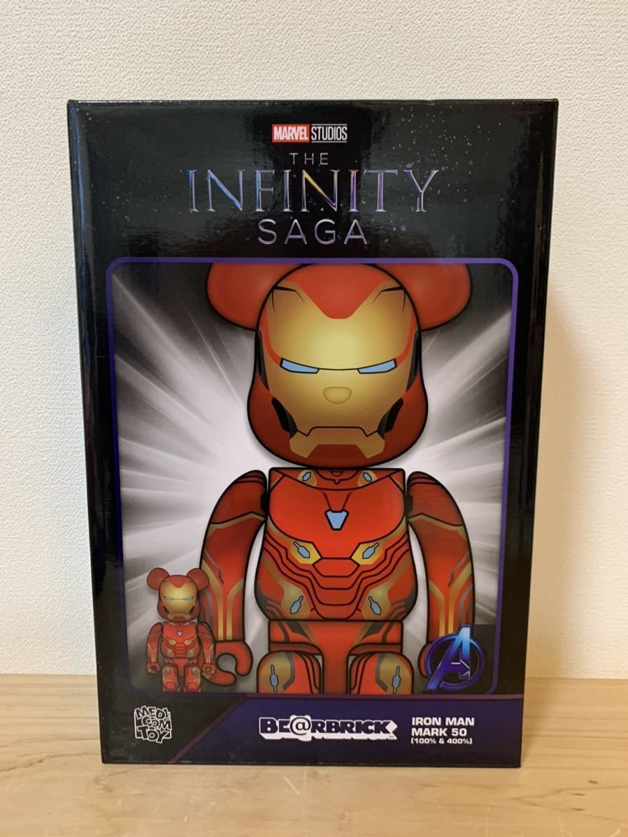MEDICOM TOY EXHIBITION '22 BE@RBRICK IRON MAN MARK 50 100％ & 400
