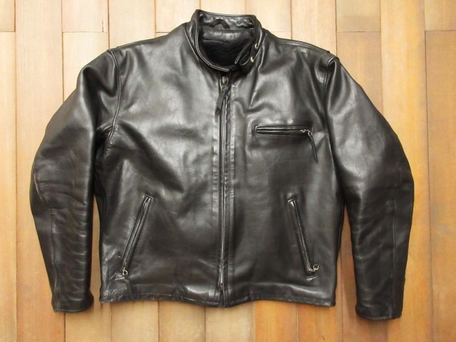 希少✨️Schott XL 黒レザーライダースジャケット 希少#637USA製 