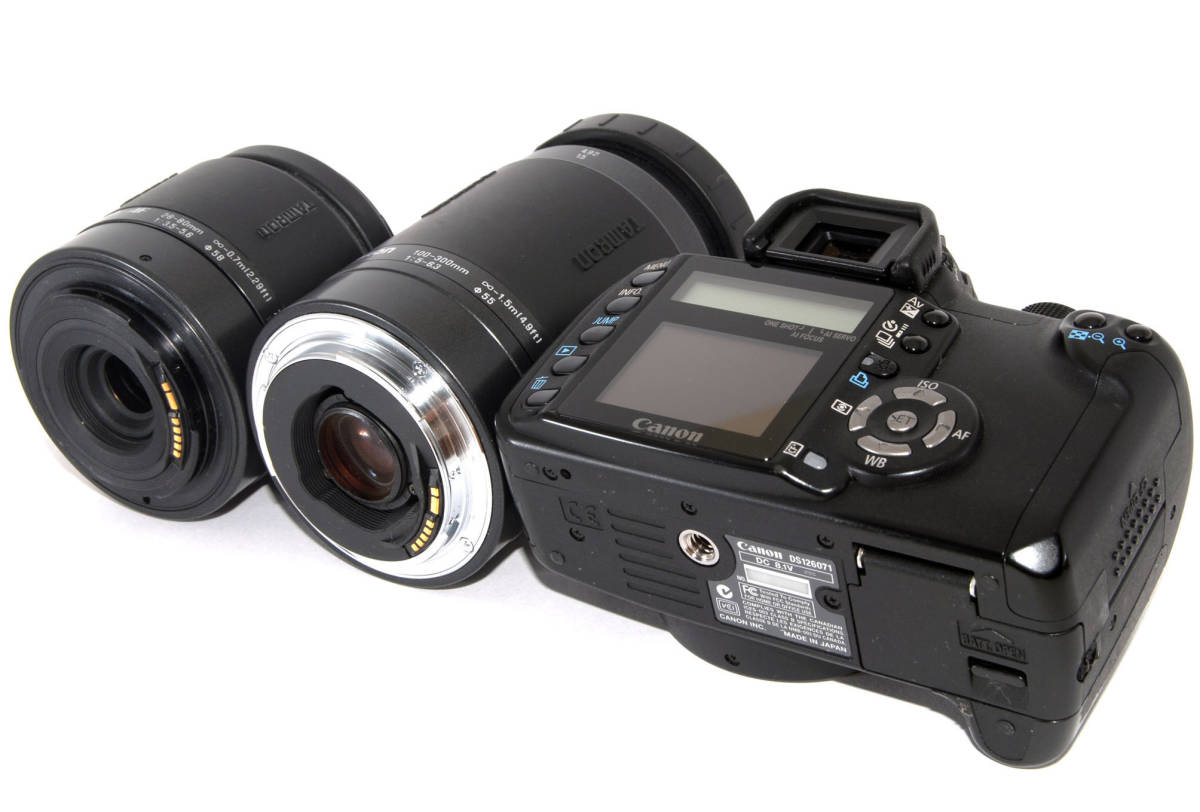 CANON　EOS　10D 初心者デビューレンズセット ◇初心者入門＆付属品多数◇ Canon キャノン EOS Kiss N 超望遠W