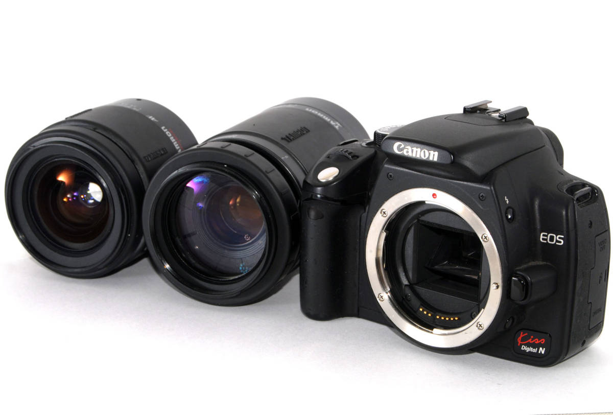 CANON　EOS　10D 初心者デビューレンズセット ◇初心者入門＆付属品多数◇ Canon キャノン EOS Kiss N 超望遠W