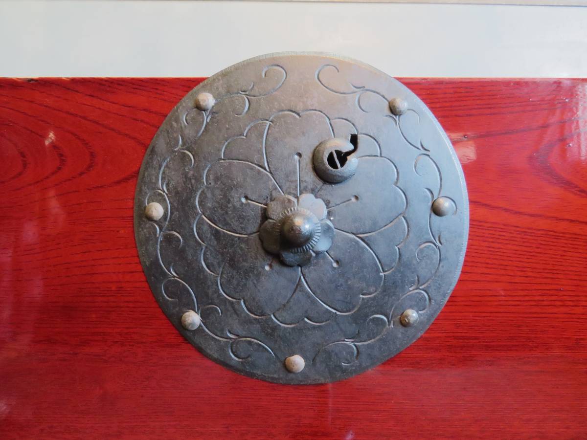 米沢箪笥 前栗 桜丸金具 扉付 時代箪笥 ローボード 時代箪笥 無垢 共縁 桜丸金具 米沢箪笥 前栗 前欅 Yahoo!オークション