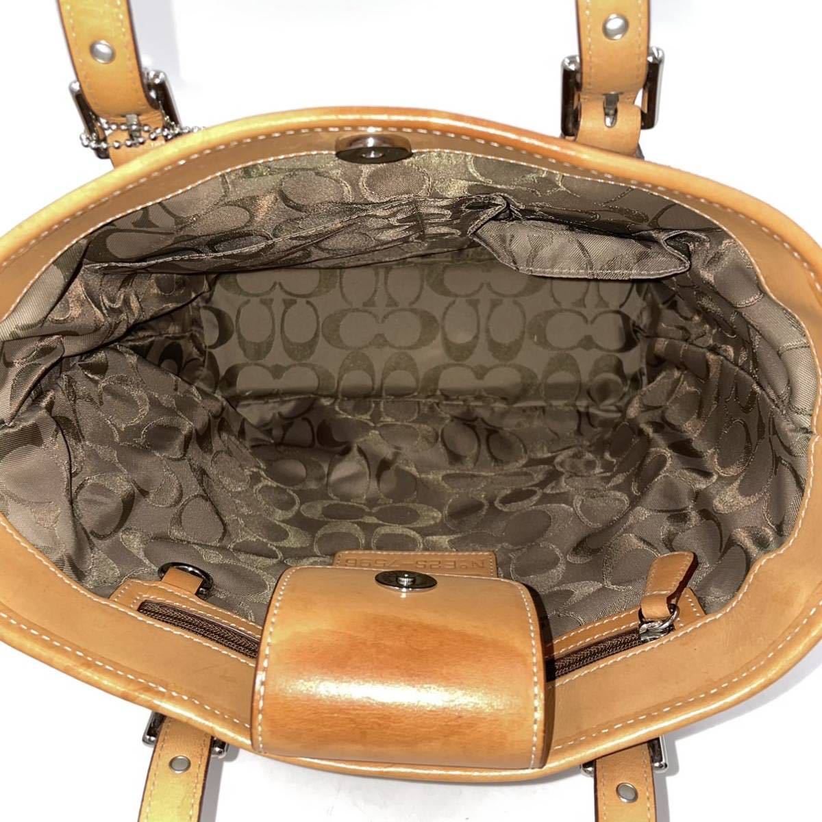 1円〜未使用級定価8万円 希少色 COACH コーチ メンズ ビジネス 1円 