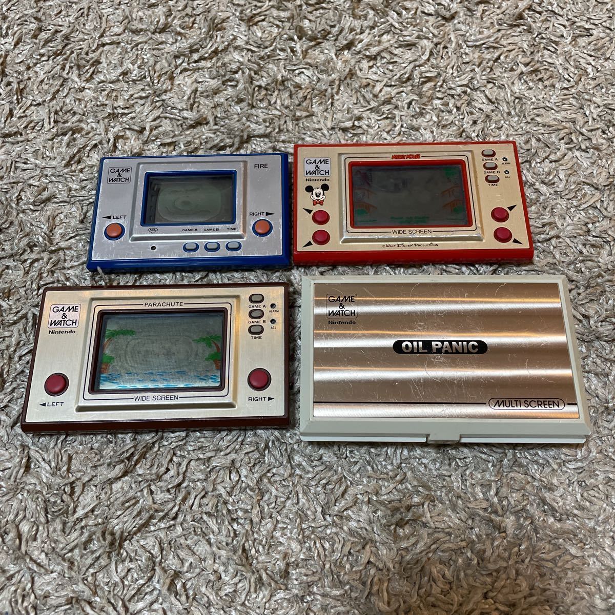 電池フタ無 ミッキーマウス ゲームウォッチ 任天堂 GAME & WATCH