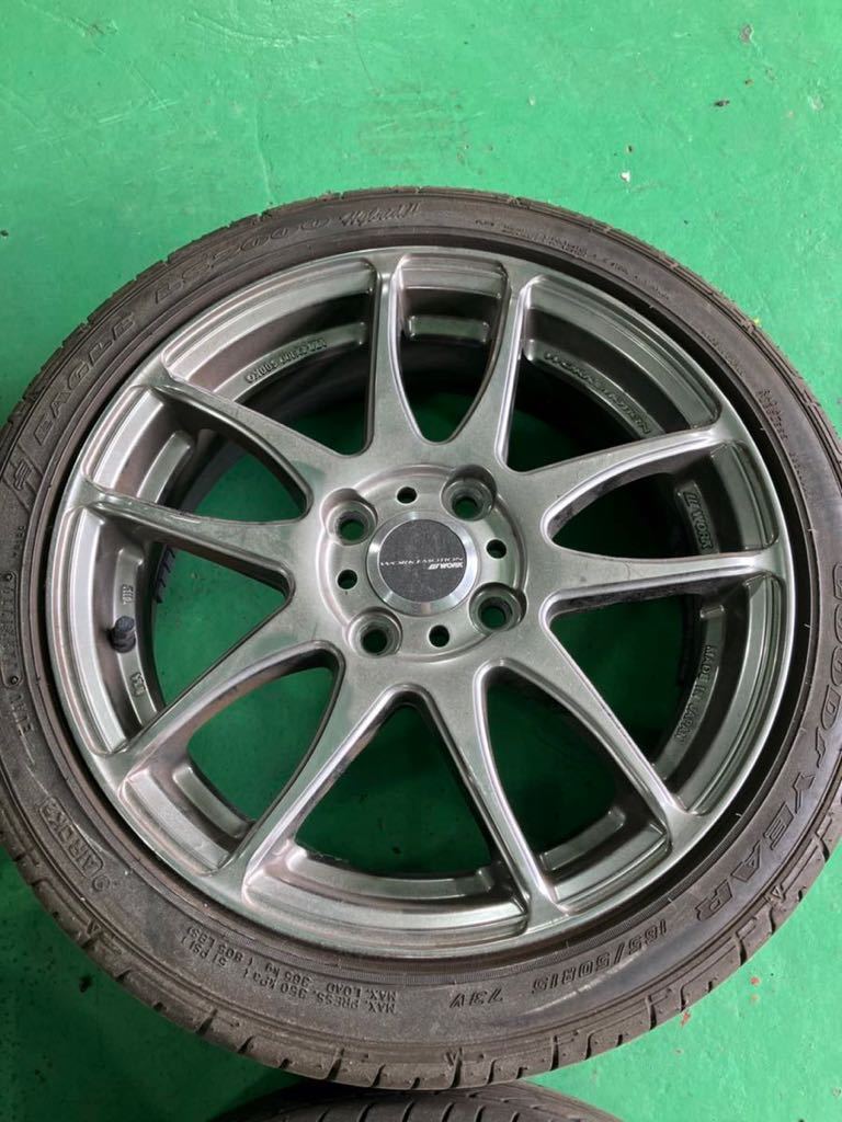 WORK CR EMOTION Kiwami 15インチ | 0 5J 4穴 - Wheels アッシュド