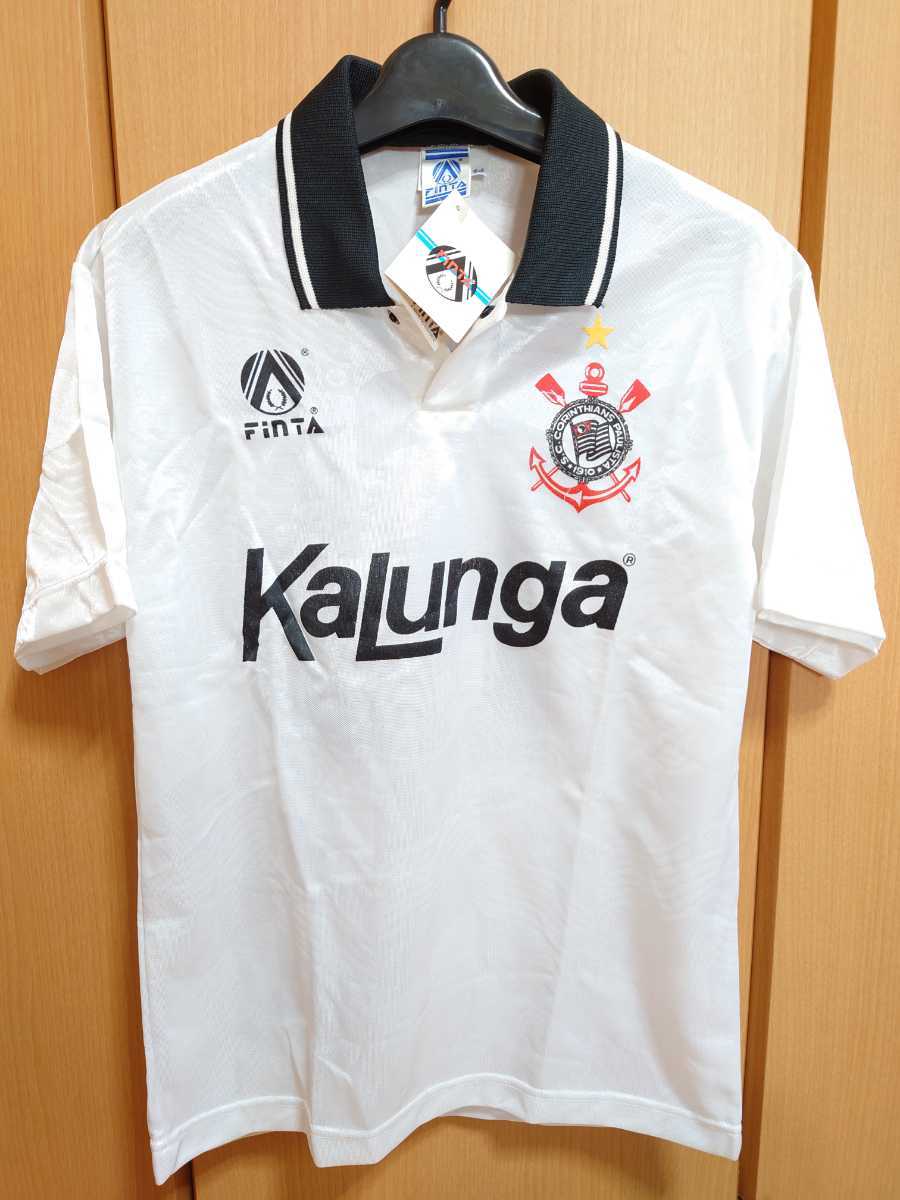 Finta フィンタ製 サッカークラブチーム Scコリンチャンス パウリスタ 93 94年 90s Kalunga ユニフォーム レプリカ メンズ 白 日本未入荷 Finta フィンタ製 サッカークラブチーム Scコリンチャンス パウリスタ 93 94年 90s Kalunga ユニフォーム レプリカ メンズ 白 日本未入荷