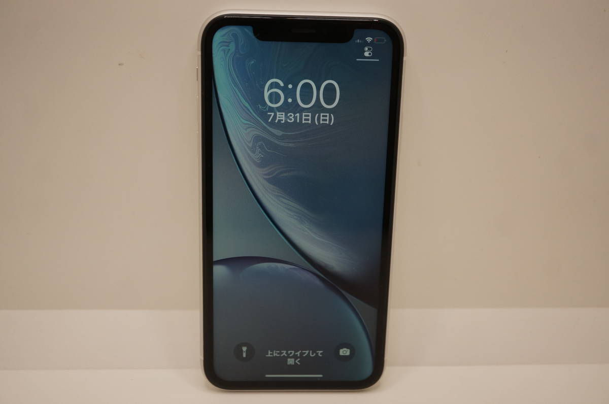 611 iPhone XR 64GB ホワイト バッテリー 83% SIMフリー 64GB ホワイト