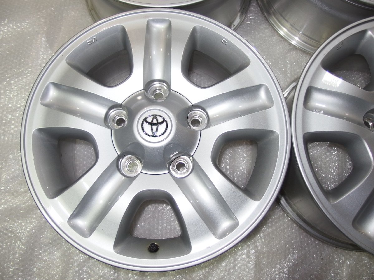 トヨタ100系ランドクルーザー純正17インチアルミホイールのみ4本 17x8j+60 5H-150 110mmハブ径　ランクル100