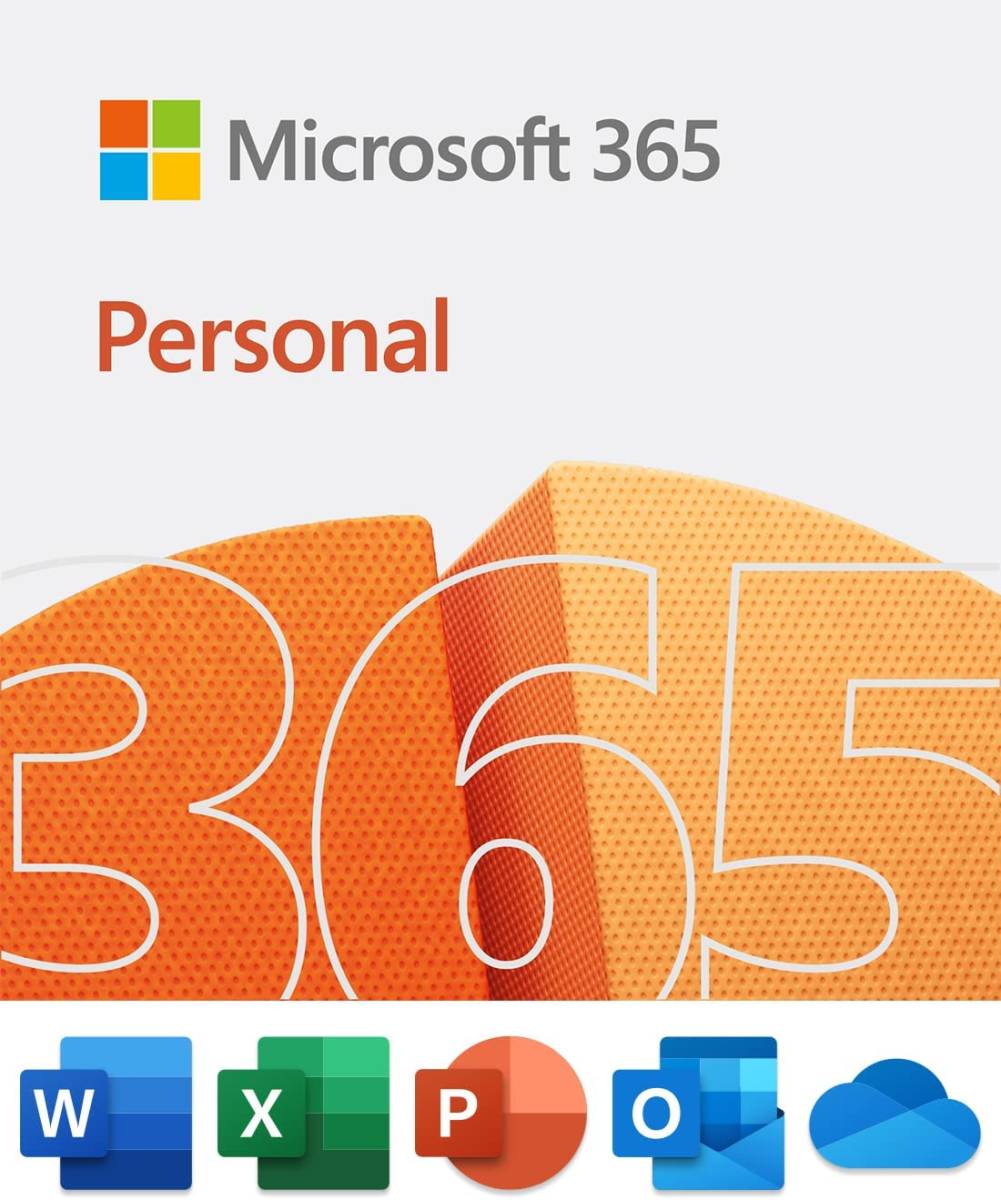 Microsoft 365 Personal(最新 1年版)|オンラインコード版|Win/Mac/iPad|インストール台数無制限(同時使用可能台数5台)