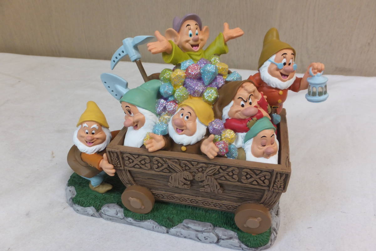 ★中古・レア★DISNEY ディズニー 白雪姫 七人の小人 小物入れ アクセサリーボックス 引き出し ディズニーストア