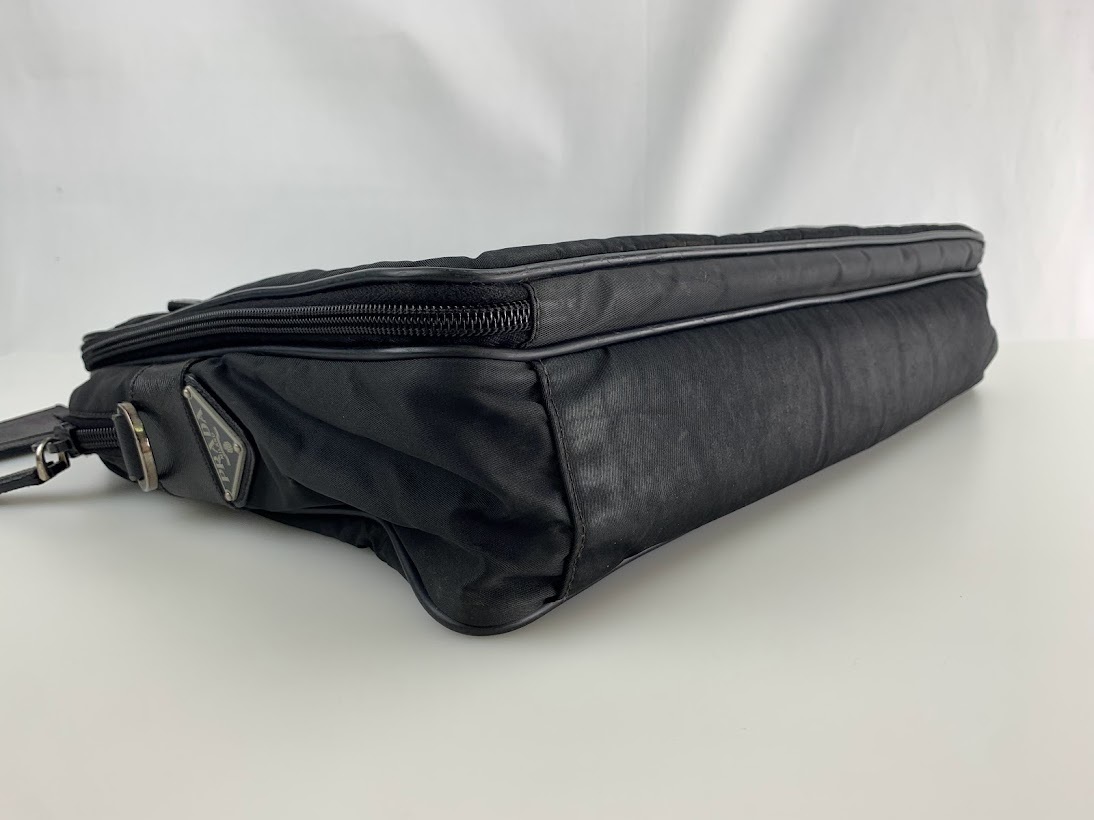 PRADA プラダ トラベルバッグ ビジネスバッグ ナイロン×レザー V149X