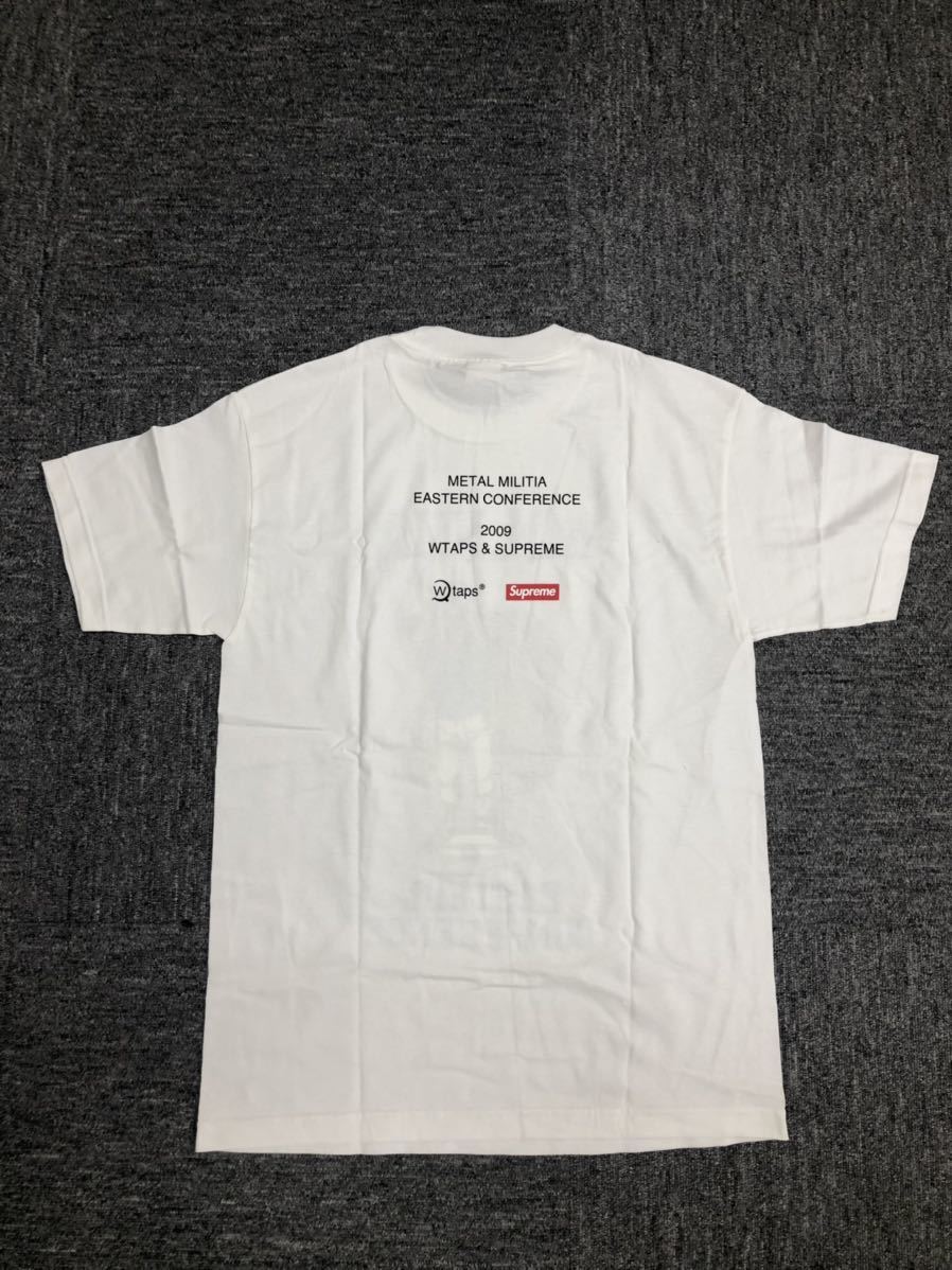 新品 Supreme x WTAPS Metal Militia Tee M シュプリーム ダブル 