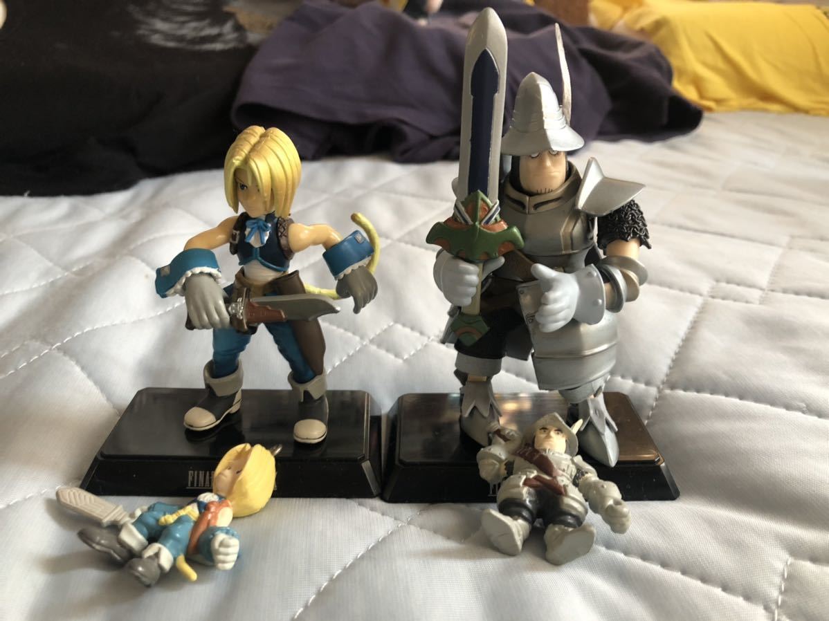 FFIXフィギュア☆ジタン&シュタイナー 廃盤品(2000BANDAI)＋ミニ 