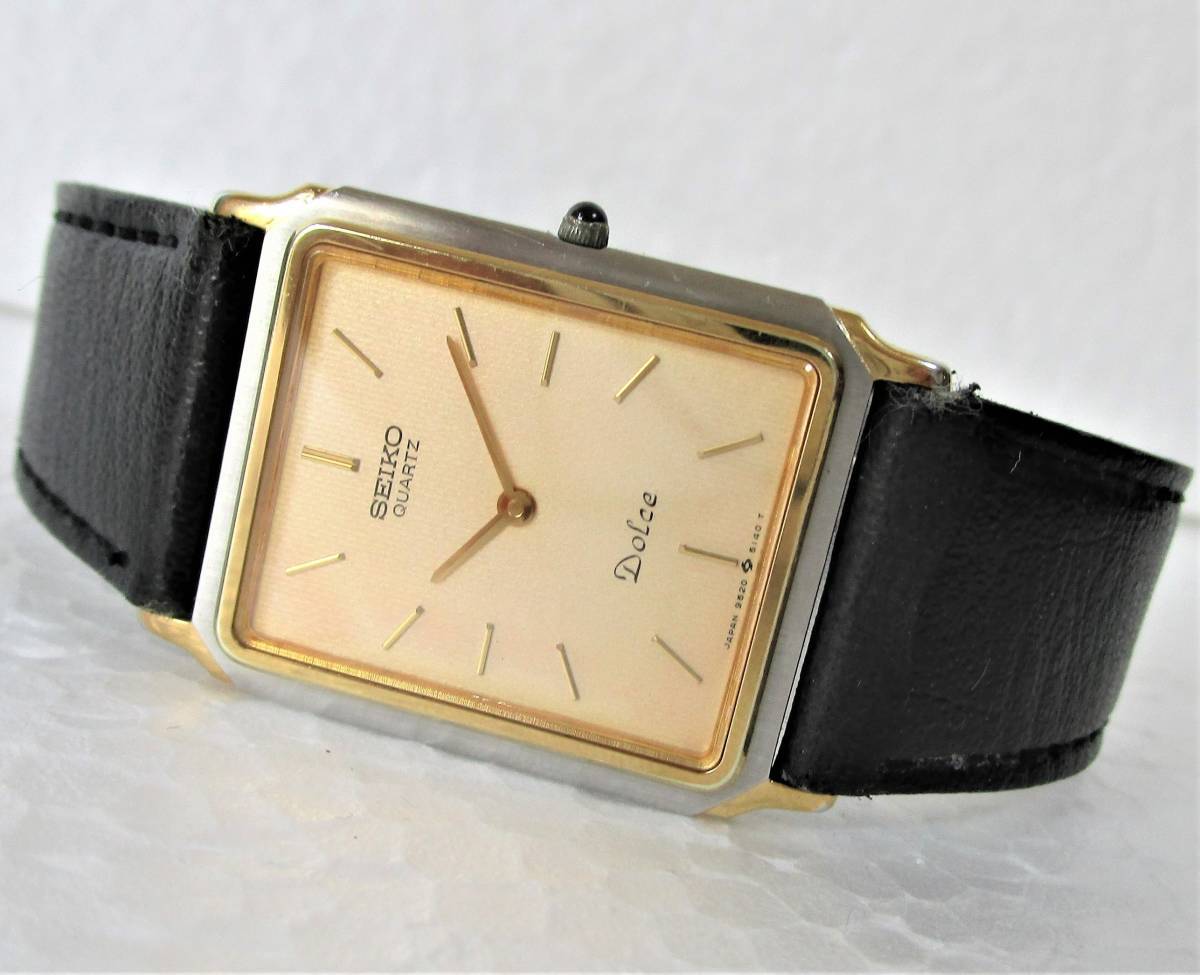 ドルチェ dolce - 日本 Etsy Seiko watch tank 300美品SEIKO DOLCE 