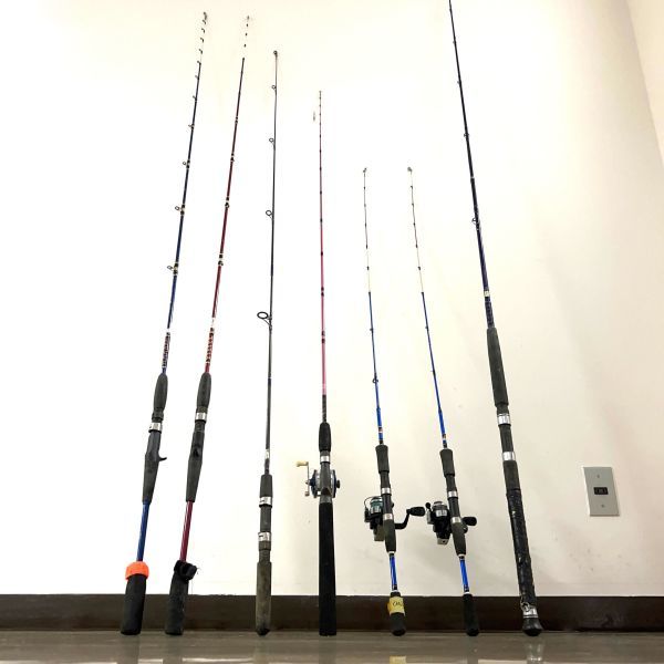 ジャンク品】釣り竿まとめ 6本セット SHIMANO DAIWA ABYSPECIAL SUZUMI