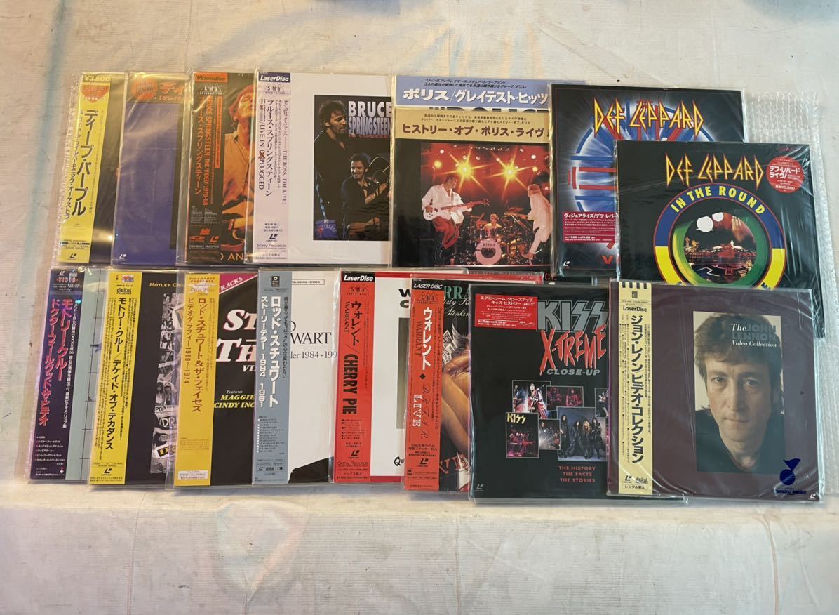 SALE，得価 レーザーディスク／16枚おまとめ／ジョン レノン／KISS／ウォレント／ロッドスチュワート他／洋楽／帯付きあり 100サイズ発送(ロック、ポップス一般)｜売買されたオークション情報、yahooの ロック、ポップス一般