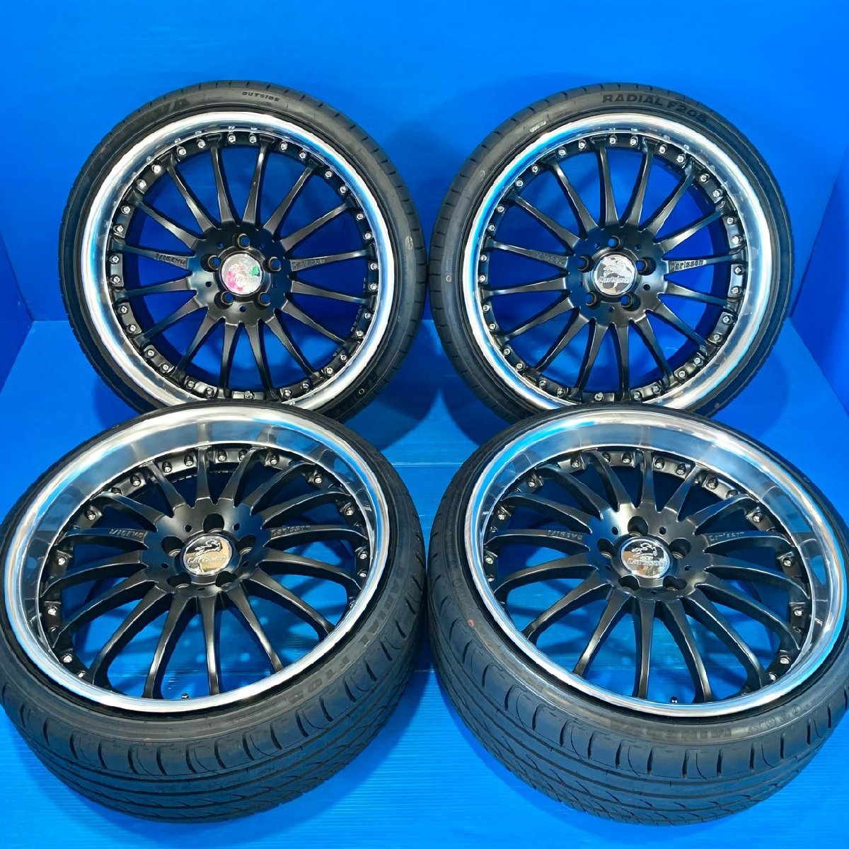 カールソン 1/16 EVO RS 8.5J 9.5J +40 5穴 PCD114.3 ビッグキャリパー 