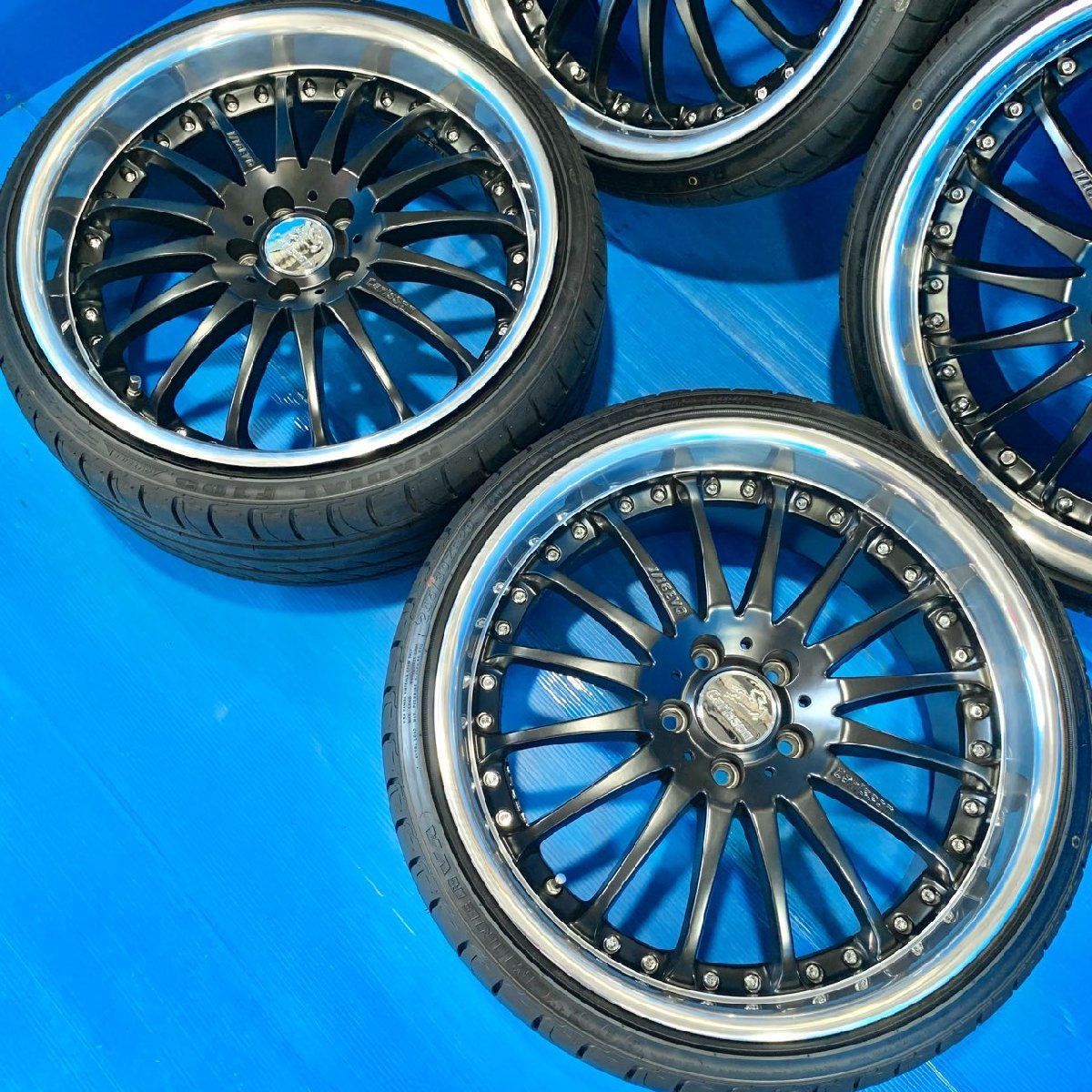 カールソン 1/16 EVO RS 8.5J 9.5J +40 5穴 PCD114.3 ビッグキャリパー 