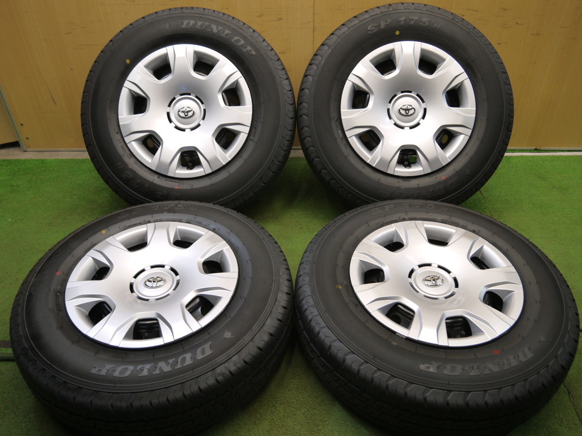 新車外し！19年☆トヨタ 200系 ハイエース 純正 鉄 195/80R15 107/105N