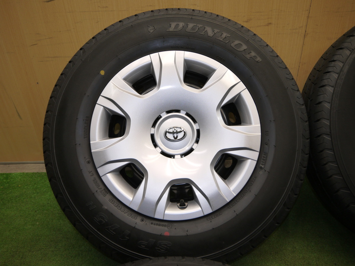 新車外し！19年☆トヨタ 200系 ハイエース 純正 鉄 195/80R15 107/105N