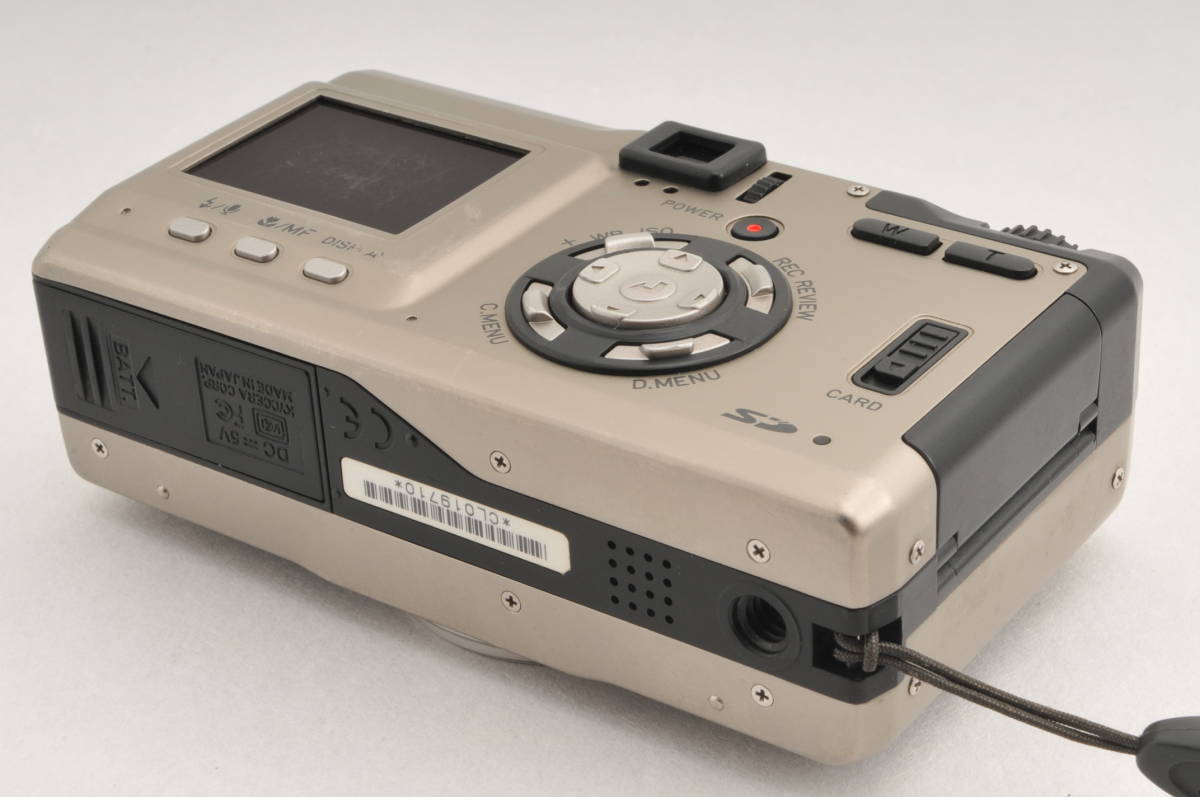 〓良品〓CONTAX コンタックス TVS DIGITAL チタンシルバー#2063 コンタックス TVS CONTAX [1126] フィルムカメラ DIGITAL(シルバー)