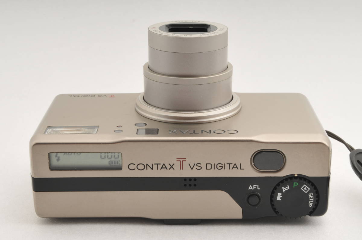 〓良品〓CONTAX コンタックス TVS DIGITAL チタンシルバー#2063 コンタックス TVS CONTAX [1126] フィルムカメラ DIGITAL(シルバー)