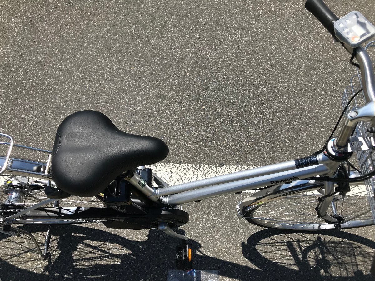 新しい電動アシスト自転車 1円 ほぼ パナソニック ティモDX シルバー 