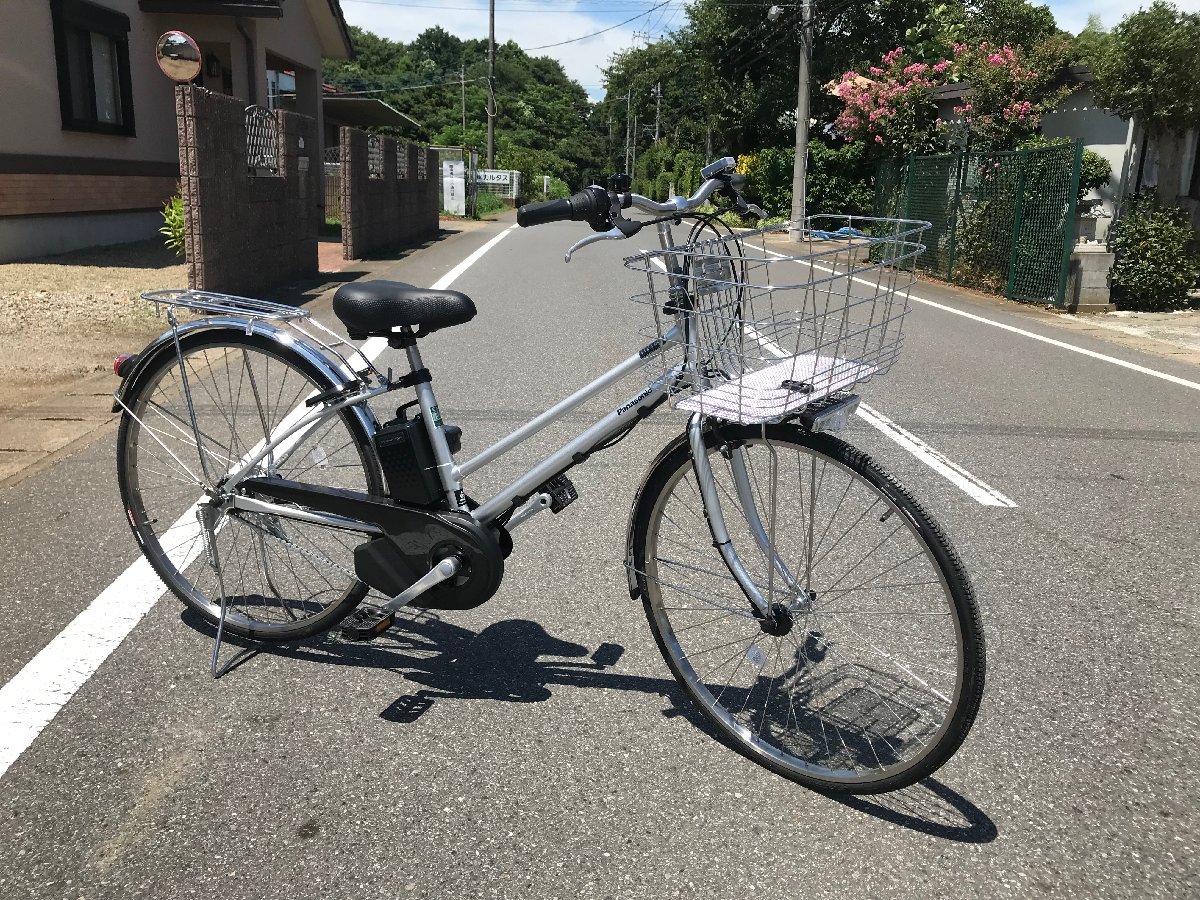 新しい電動アシスト自転車 1円 ほぼ パナソニック ティモDX シルバー 