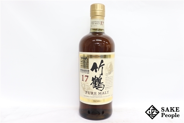 高品質，限定セール 注目 ニッカ 竹鶴 ピュアモルト 17年 WWA 2012 受賞記念ラベル 700ml 43％ ジャパニーズ(日本)｜売買されたオークション情報、yahooの商品情報をアーカイブ公開 - オークファン 日本